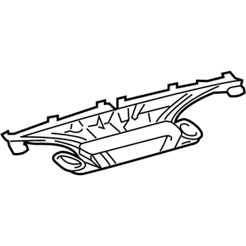 Toyota 55950-12320 Defroster Duct