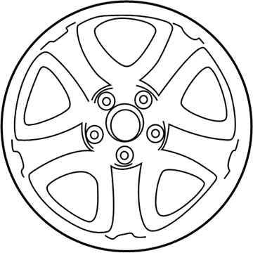 Toyota 42611-42262 Wheel, Disc