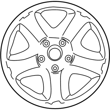 Toyota 42611-42262 Wheel, Steel