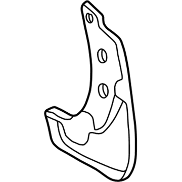 Toyota 76622-42070 Mudguard, Front Fender, LH