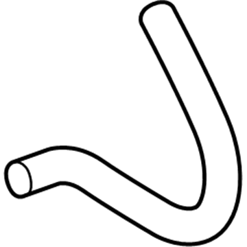 Toyota 16572-22130 Hose, Radiator, NO.2