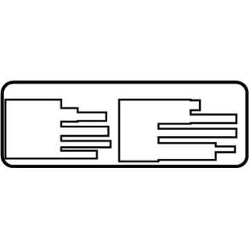 Toyota 42668-02030 Tire Info Label