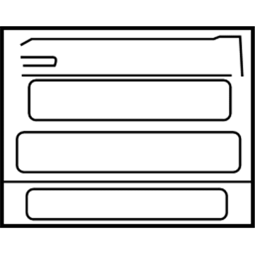 Toyota 13564-10010 Info Label