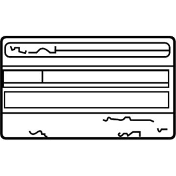 Toyota 11298-50244 Plate, Emission Control Information