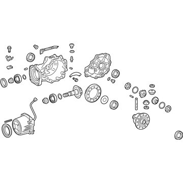 2017 Toyota Highlander Differential - 41110-48104