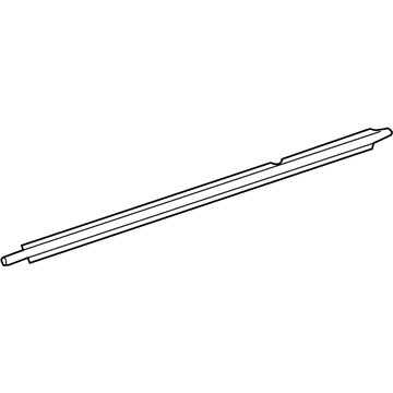 Toyota 75730-06160 MOULDING Assembly, Rear Do