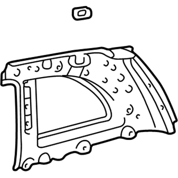 Toyota 61732-42900 Inner Panel, Driver Side