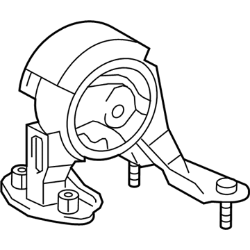 Toyota 12371-37250 INSULATOR, Engine Mounting