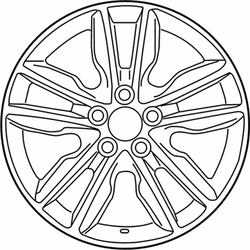 Toyota 4261A-07010 Wheel, Alloy