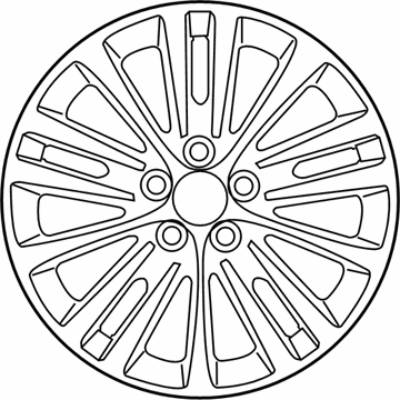 Toyota 42611-07100 Wheel, Disc