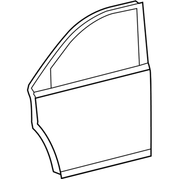 Toyota 67002-0E090 Panel Sub-Assembly, Front D