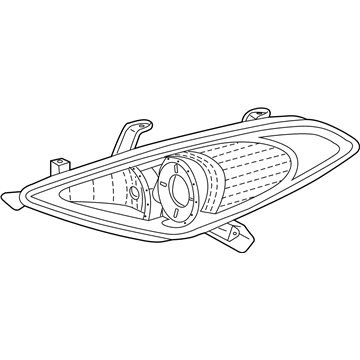 Toyota 81130-06430 Passenger Side Headlight Unit Assembly