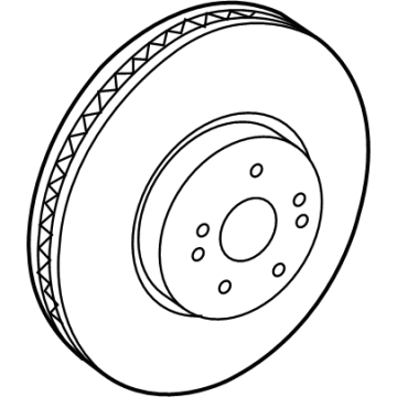 Toyota Avalon Brake Disc - 43512-48130