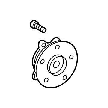 Toyota 43550-06050 Bearing And Hub Assembly