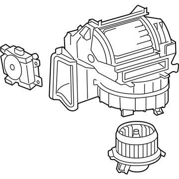 Toyota 87130-28580 Blower Assembly