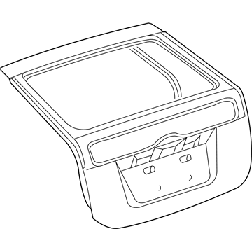 Toyota 67005-47090 Panel Sub-Assy, Back Door