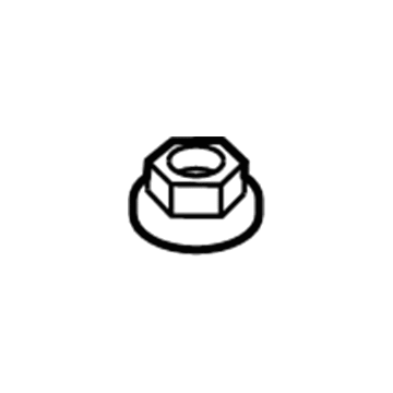 Toyota 90179-11020 Inner Buckle Nut