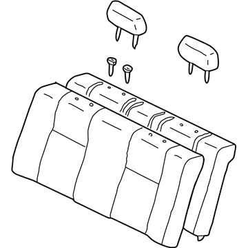 Toyota 71480-02500-B1 Back Assembly, Rear Seat