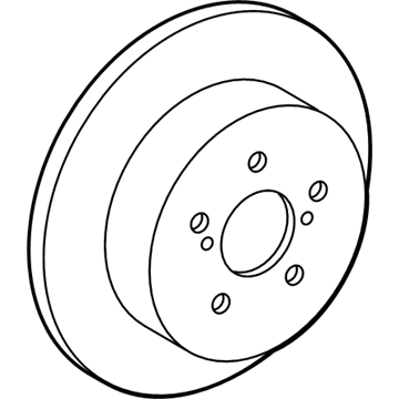 Toyota 42431-12310 Rear Disc