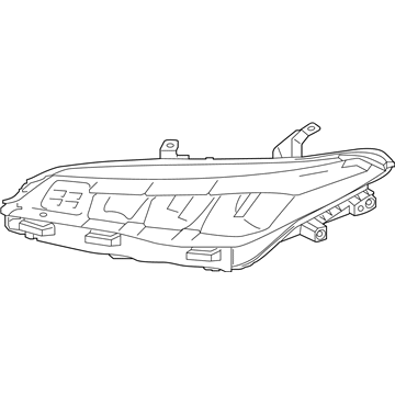 Toyota 81150-07210 Headlamp Assembly