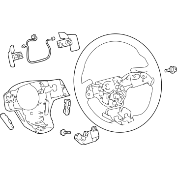 Toyota 45100-0E780-C0 WHEEL ASSY, STEERING