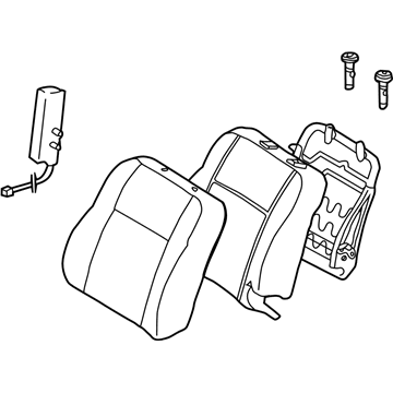 Toyota 71040-02160-B0 Seat Back Assembly