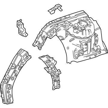 Toyota 53701-30C00 Apron Assembly