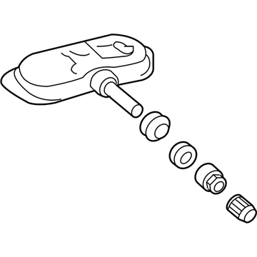 Toyota 42607-0C070 Valve Sub-Assembly, Tire