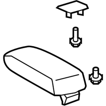 Toyota 58905-12700-B0 Door Sub-Assy, Console Compartment