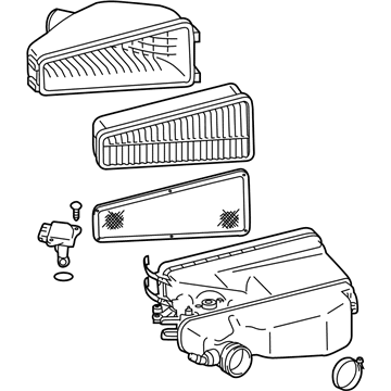 Toyota 17700-0P013 Air Cleaner Assembly