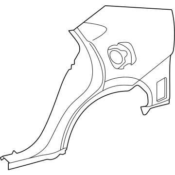 Toyota 61602-47190 PANEL SUB-ASSY, QUAR