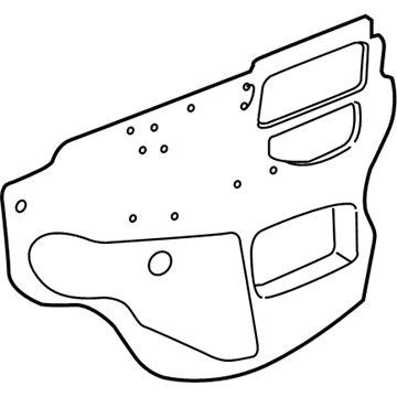 Toyota 67831-01021 Water Shield