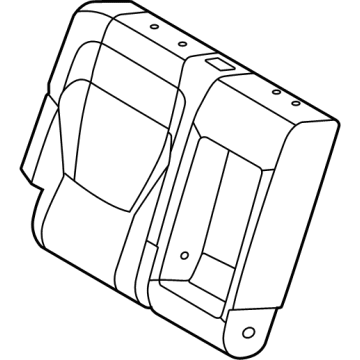 Toyota 71077-0C660-C2 COVER SUB-ASSY, RR S