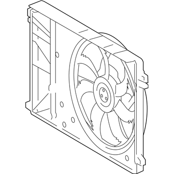 Toyota 16360-F0010 Fan Module