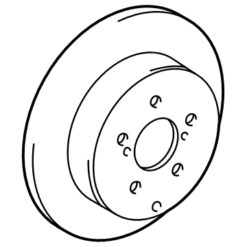 Toyota 42431-47080 Rear Disc