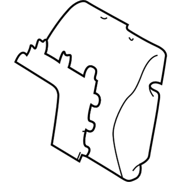 Toyota 71505-35010 Seat Back Pad, Front