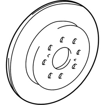 Toyota MR2 Spyder Brake Disc - 42431-17081