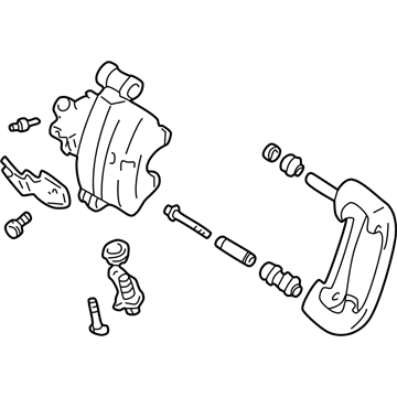 2000 Toyota MR2 Spyder Brake Caliper - 47730-17120