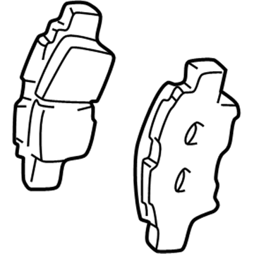 Toyota 04466-17100 Brake Pads