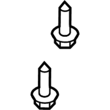 Toyota 90159-A0010 Splash Shield Screw