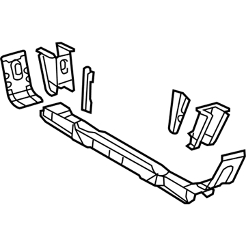 Toyota 57104-07022 Member Sub-Assembly, Front