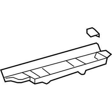 Toyota 64993-48020 Box, Deck Floor, Rear