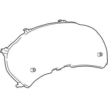 Toyota 83852-21400 Glass, Combination Meter