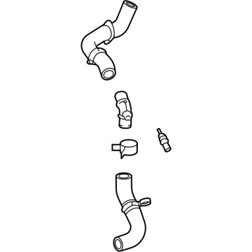 Toyota 16057-F0070 Radiator Hose