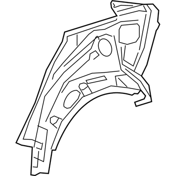 Toyota 61606-12211 PANEL SUB-ASSY, QTR