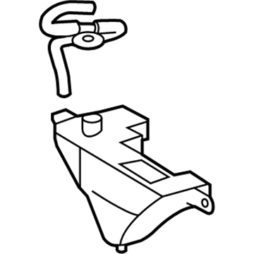 Toyota 16470-0P060 Reserve Tank Assembly, R