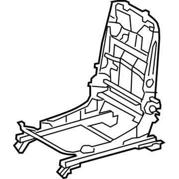 Toyota 71017-0E050 Frame Sub-Assembly, Rear Seat