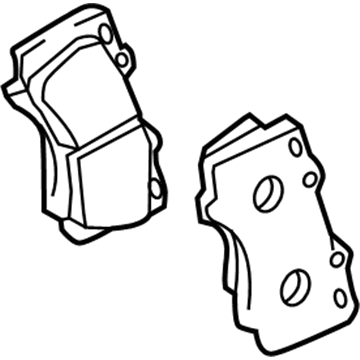 Toyota 04465-04090 Brake Pads