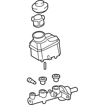 Toyota 47201-33230 Brake Master Cylinder Sub-Assembly