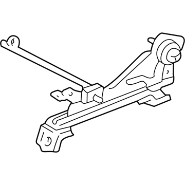 Toyota 72012-0C040 Adjuster Sub-Assy, Front Seat, Outer LH